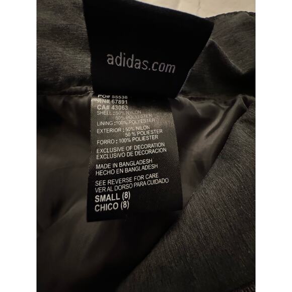 NewYork Yankees MLB Adidas grey navy full zip jacket hood MLB Small Youth 8 EUC - Picture 5 of 7